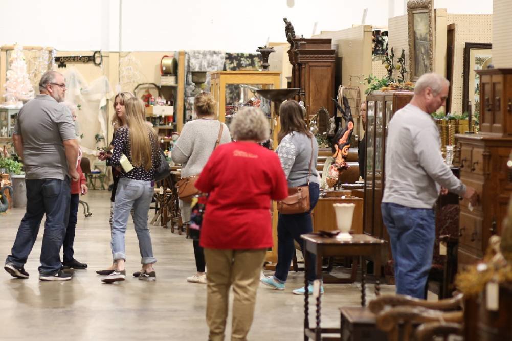Relics Antique Mall spans 90,000 square feet.